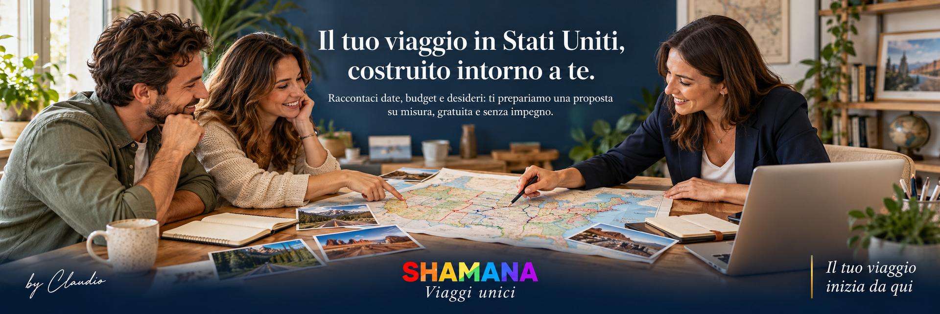 Il tuo viaggio negli Stati Uniti, costruito intorno a te – Shamana Viaggi unici