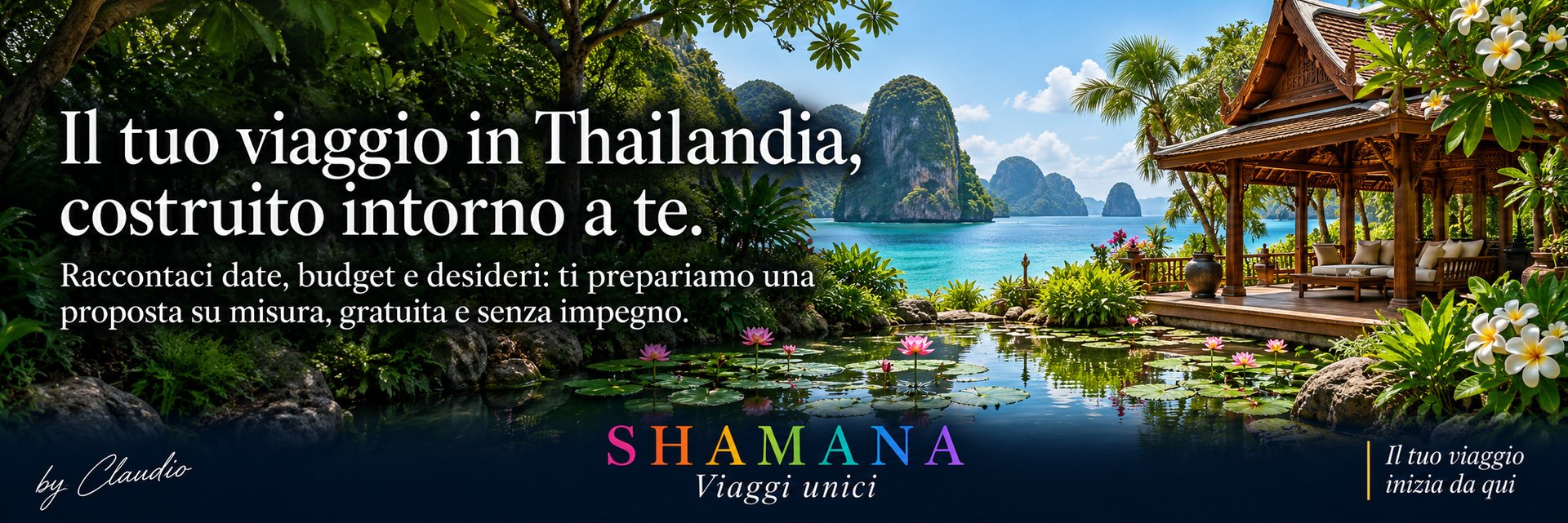 Il tuo viaggio in Thailandia, costruito intorno a te – Shamana Viaggi unici